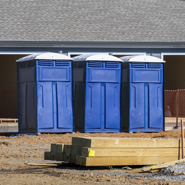 what is the maximum capacity for a single porta potty in Tateville KY